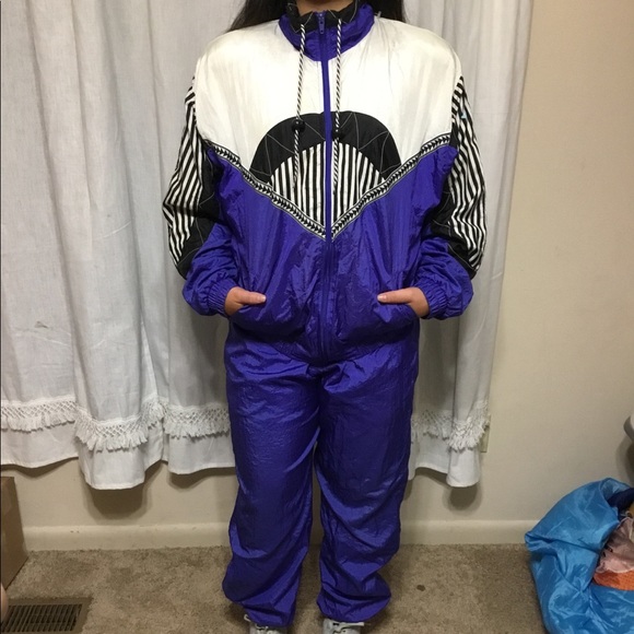 Amanda Smith Tops 8s Retro Purple Track Suit Poshmark